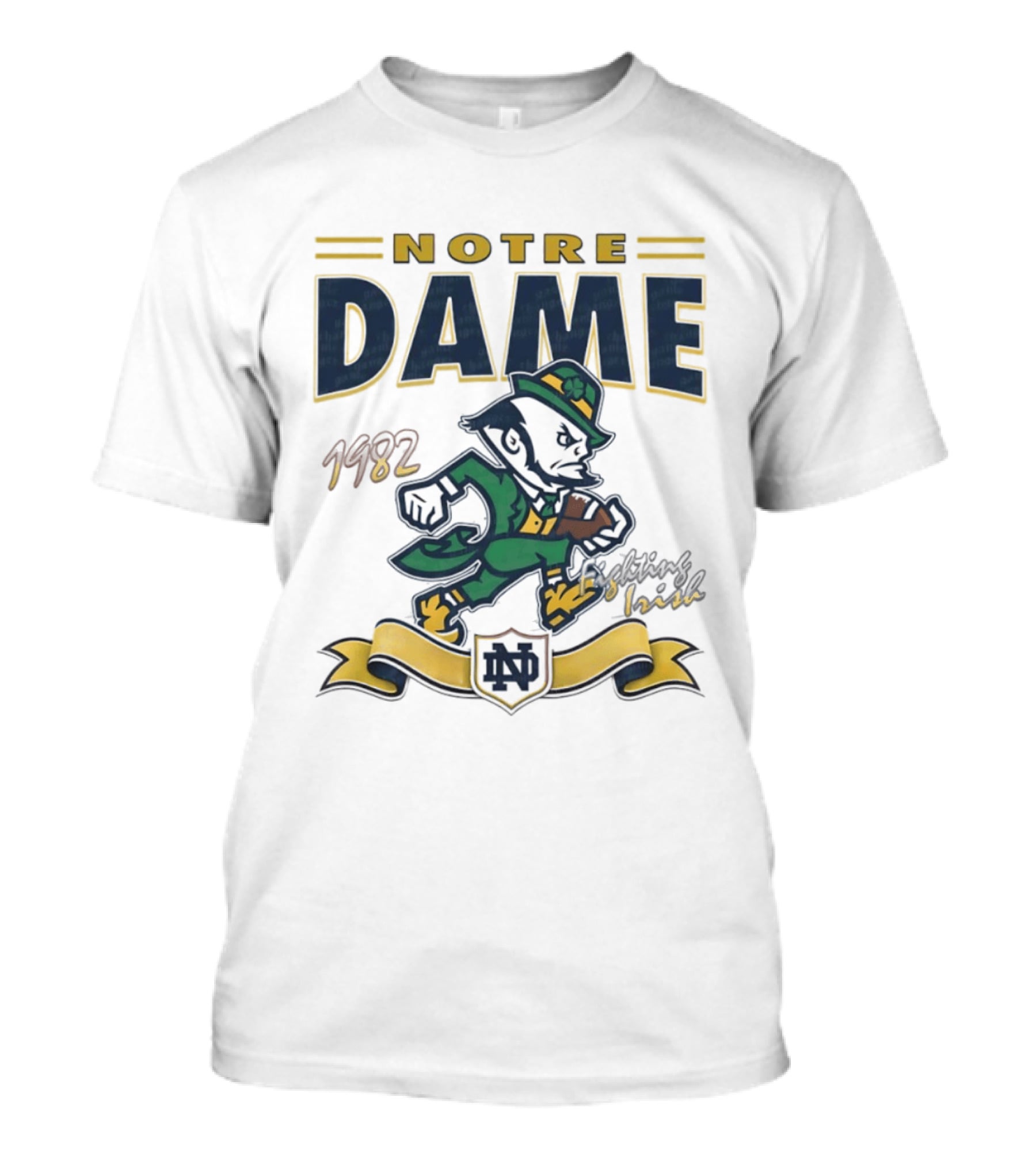 Notre Dame 1982 Fighting Irish Vintage Leprechaun T-Shirt