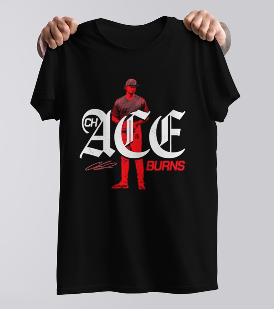 ChACE Burns Cincinnati Reds Chase Burns Baseball Player T-Shirt