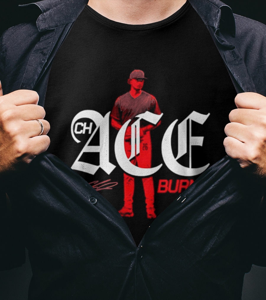 ChACE Burns Cincinnati Reds Chase Burns Baseball Player T-Shirt
