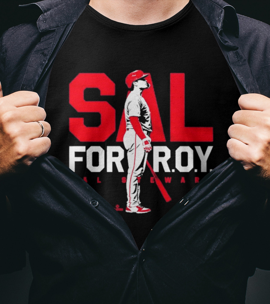 Cincinnati Reds Sal Stewart For Rookie Of The Year 2026 T-Shirt