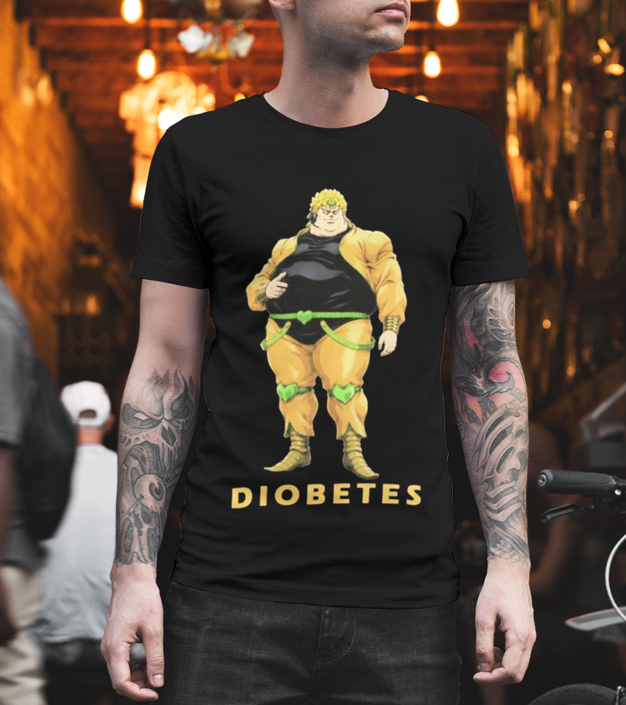 Diabetes Dio Brando JoJo's Bizarre Adventure Meme Characters T-Shirt