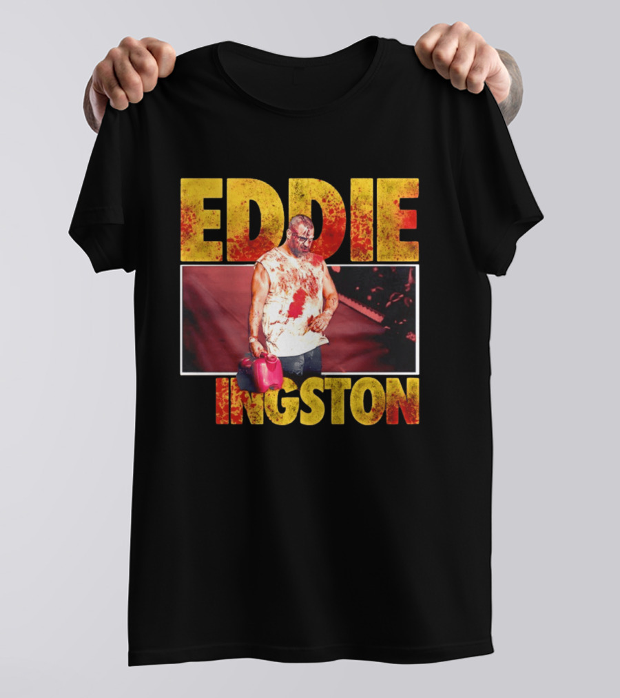 Eddie Kingston Bloody Gas Can Wrestler Image T-Shirt