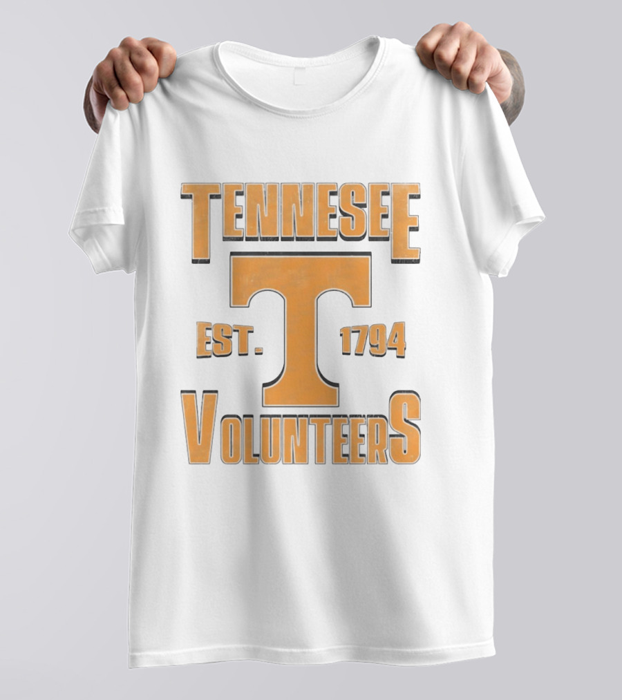Tennessee Volunteers Est 1794 NCAA College Football Bold Orange T T-Shirt