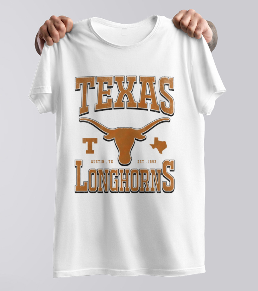 Texas Longhorns Austin TX Est 1883 Vintage Collegiate Spirit T-Shirt