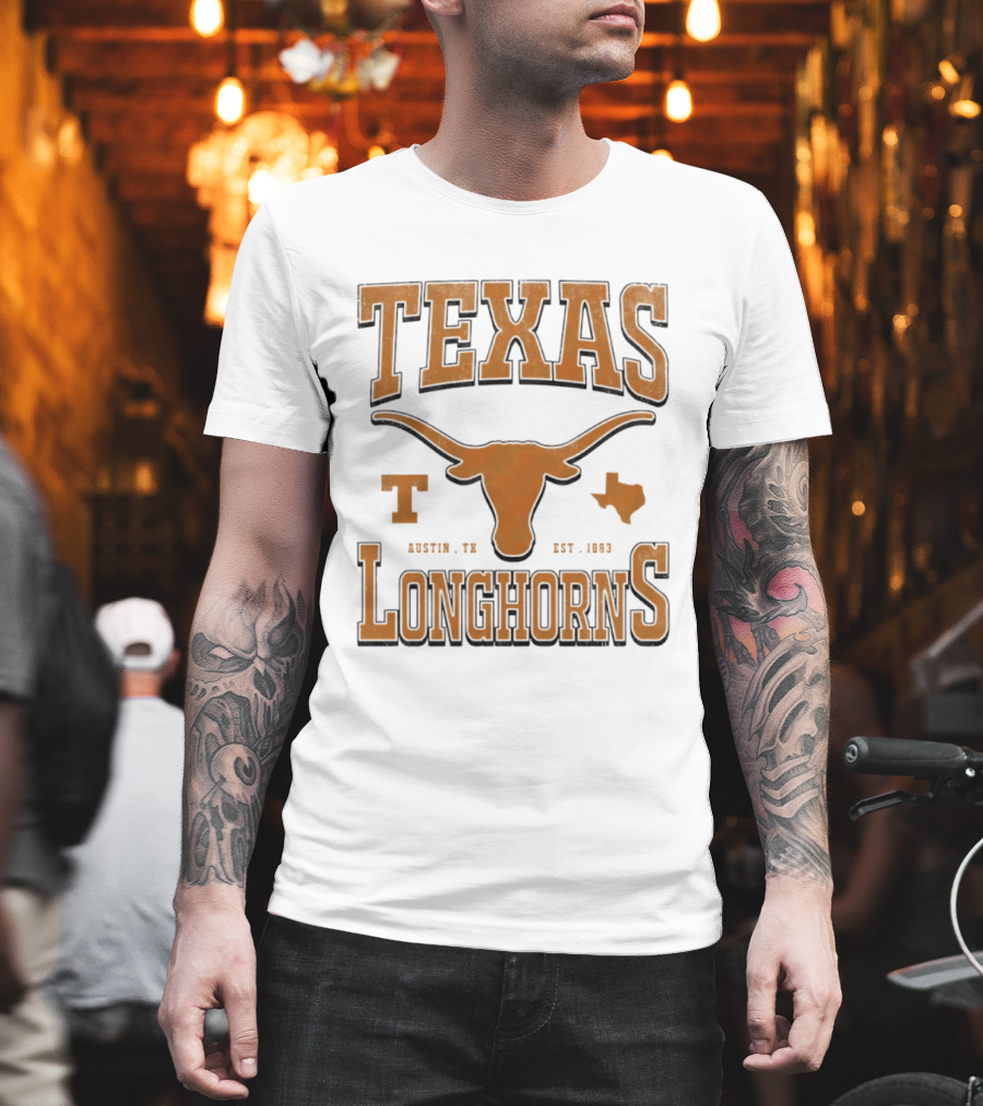 Texas Longhorns Austin TX Est 1883 Vintage Collegiate Spirit T-Shirt