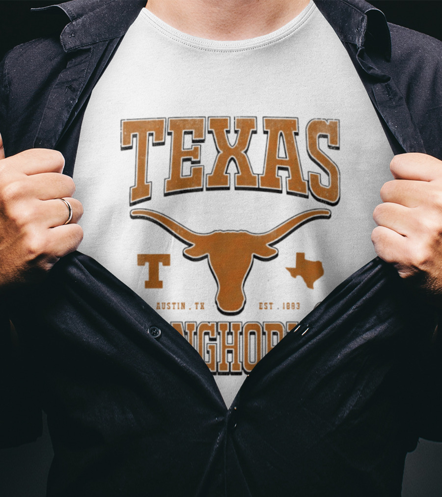 Texas Longhorns Austin TX Est 1883 Vintage Collegiate Spirit T-Shirt