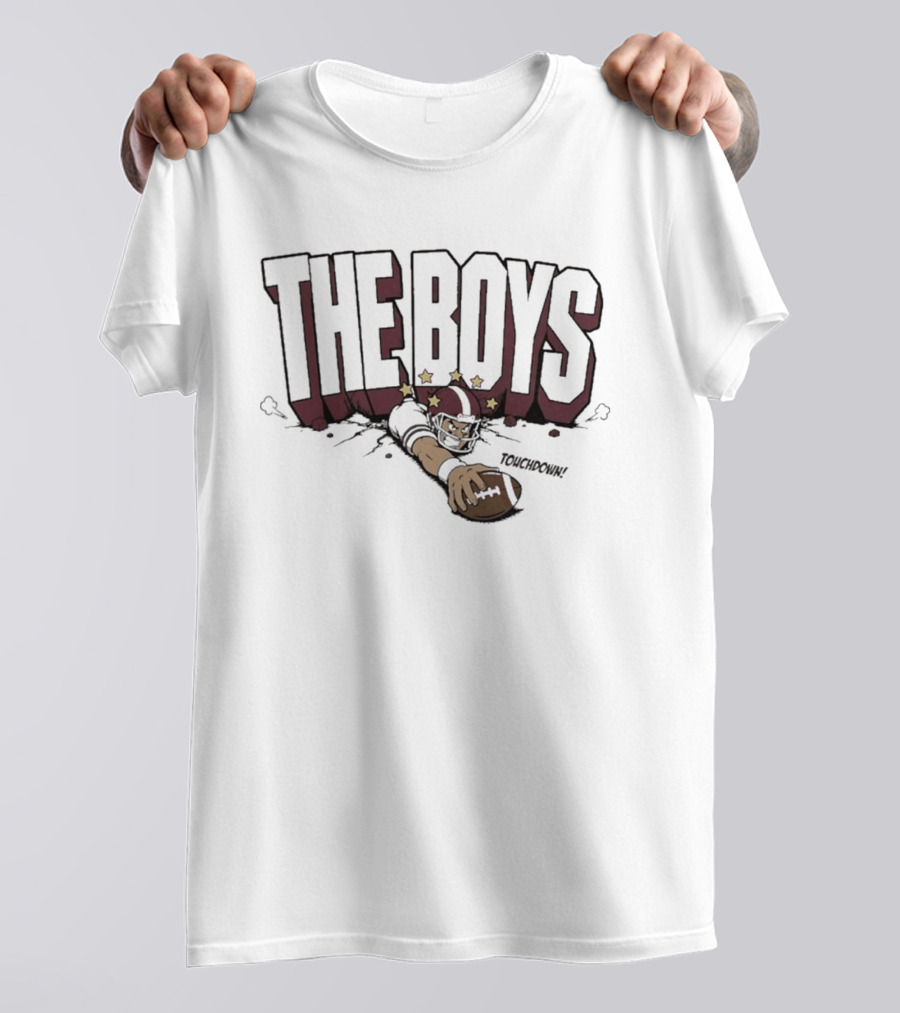The Boys Touchdown Superhero Football Stars T-Shirt