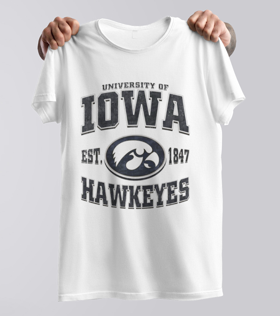 University Of Iowa Hawkeyes Est 1847 T-Shirt