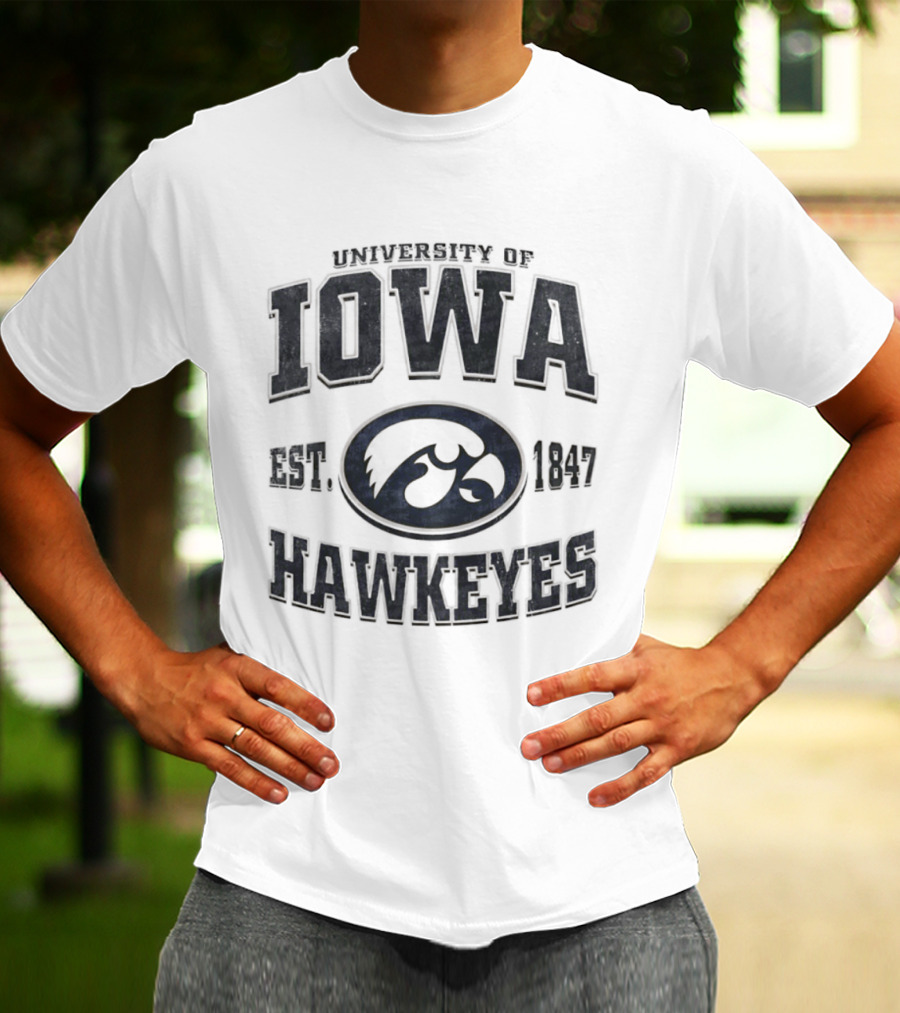 University Of Iowa Hawkeyes Est 1847 T-Shirt
