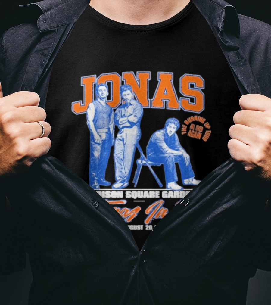 Jonas Brothers Madison Square Garden NYC Jonas In 3 August 20 21 22 T-Shirt