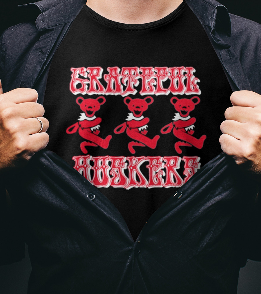 Nebraska Cornhuskers Grateful Huskers Dancing Bears T-Shirt