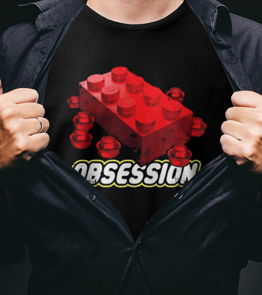 Obsession Red Building Block Toy T-Shirt