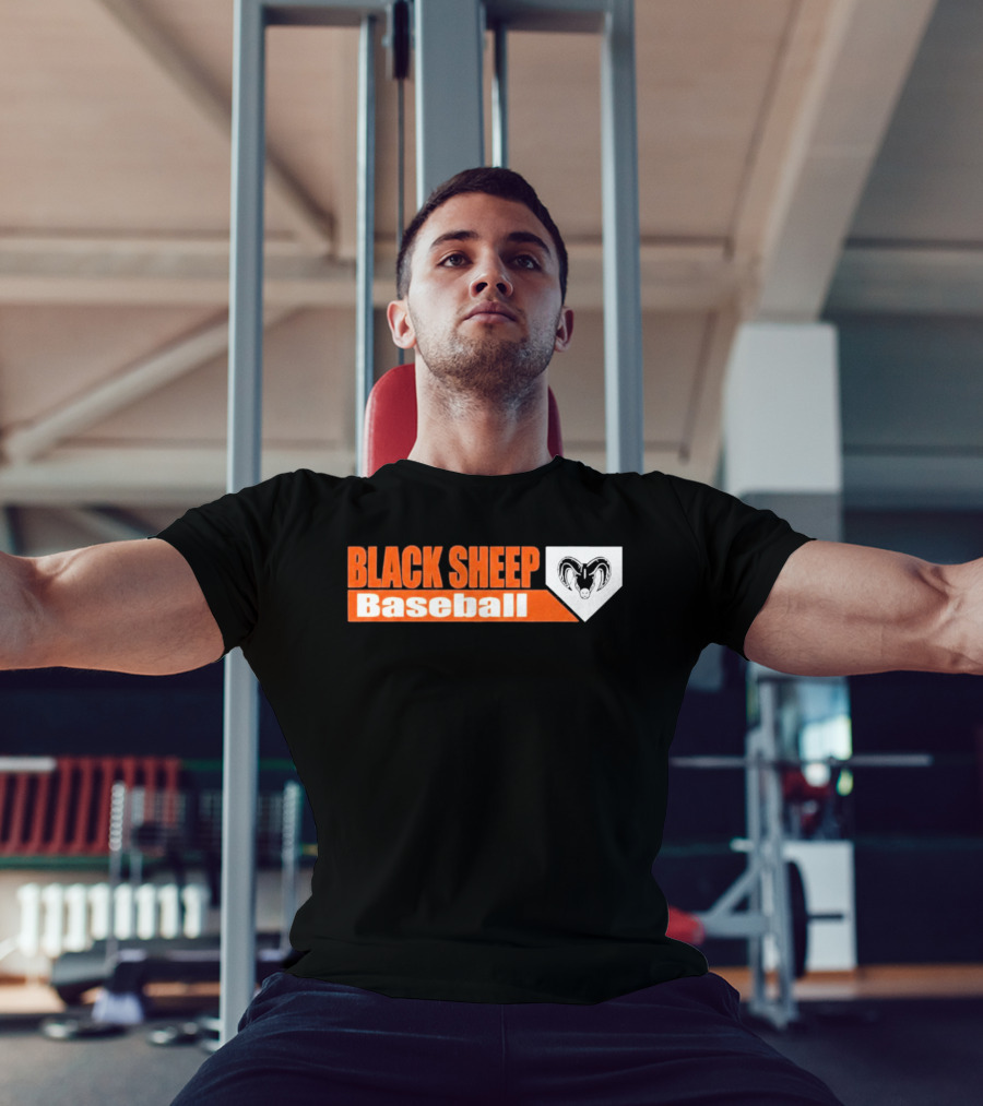 Dee Strange Gordon Black Sheep Baseball Ram T-Shirt