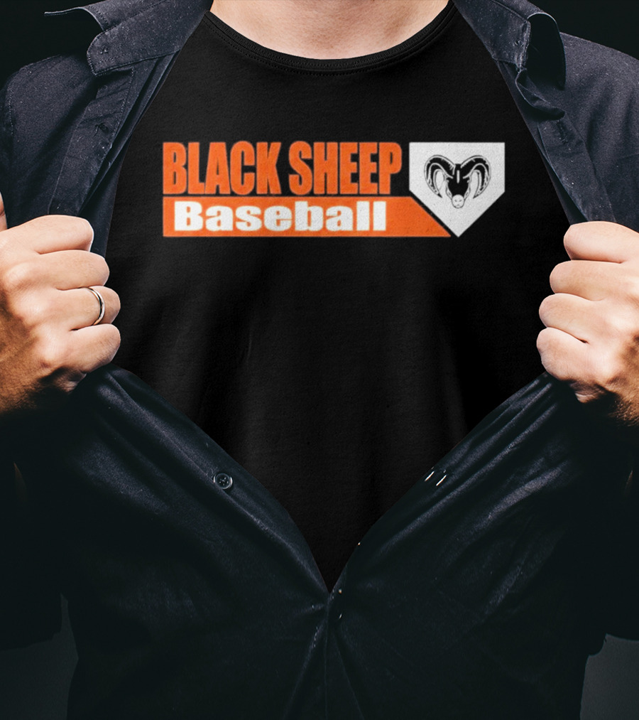 Dee Strange Gordon Black Sheep Baseball Ram T-Shirt