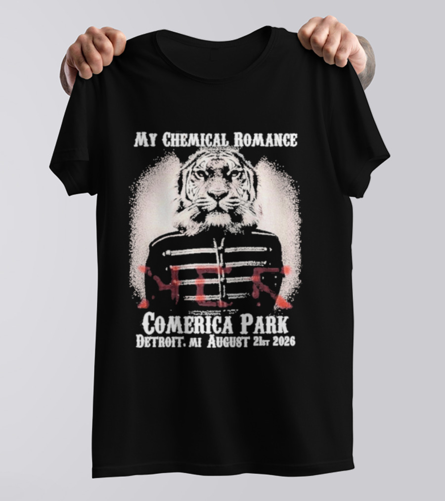 My Chemical Romance MCR Comerica Park Detroit MI August 21 2026 T-Shirt