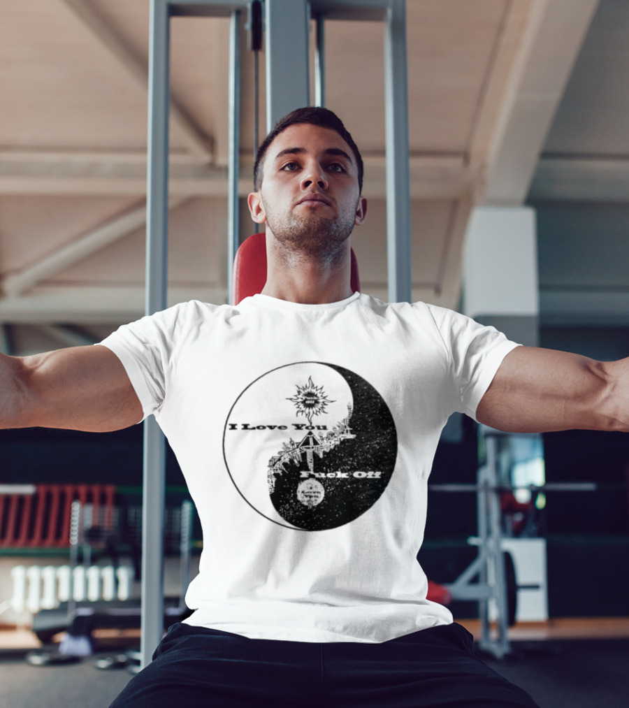 I Love You Fck Off Yin Yang Sun And Moon T-Shirt