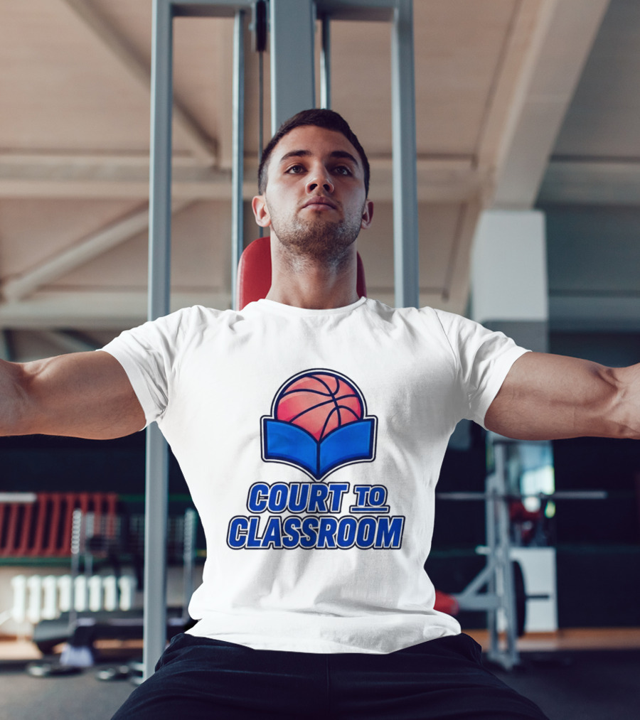 Morez Johnson Jr Court To Classroom Basketball And Education T-Shirt