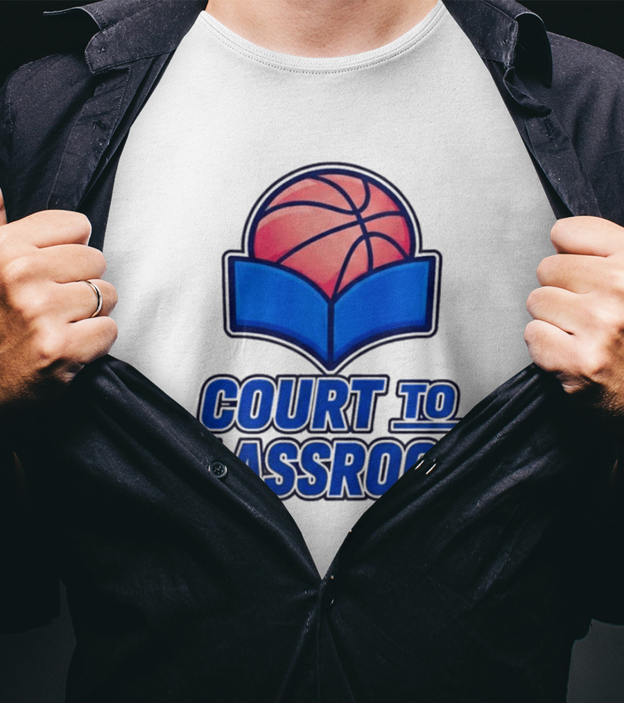 Morez Johnson Jr Court To Classroom Basketball And Education T-Shirt