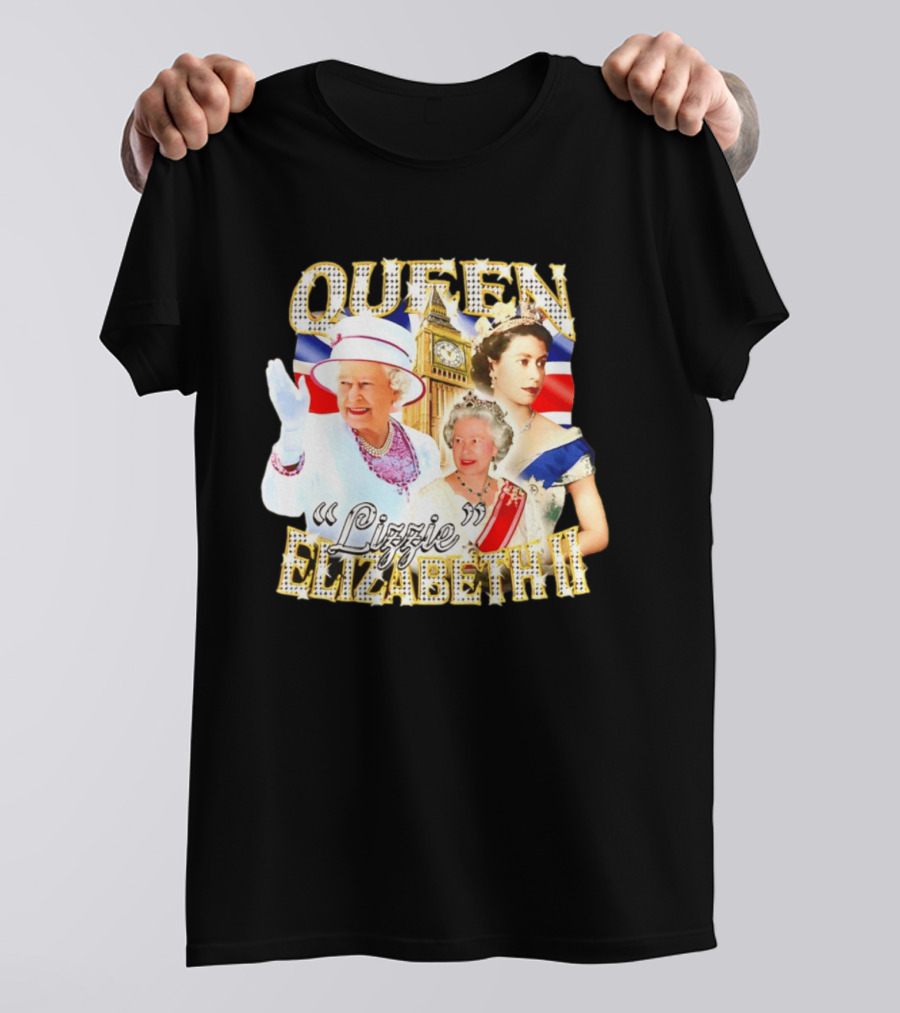 Queen Elizabeth II Lizzie 90s Bootleg Iconic Royal T-Shirt