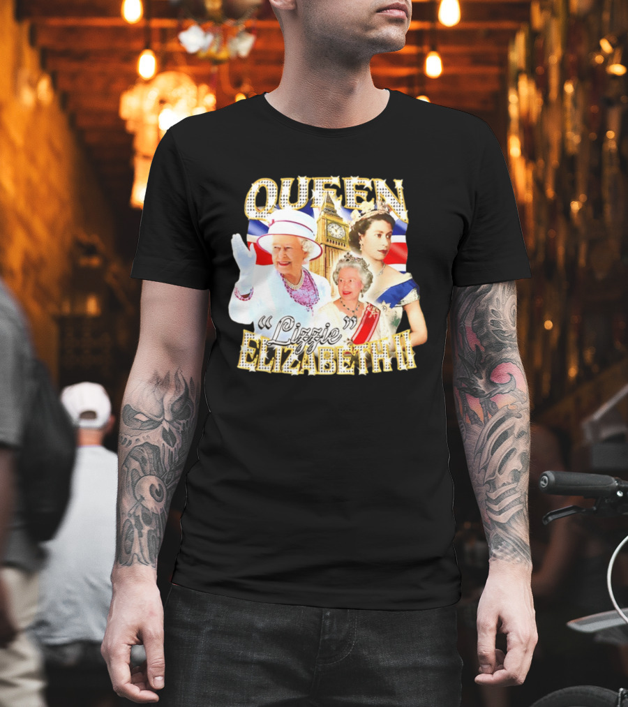Queen Elizabeth II Lizzie 90s Bootleg Iconic Royal T-Shirt
