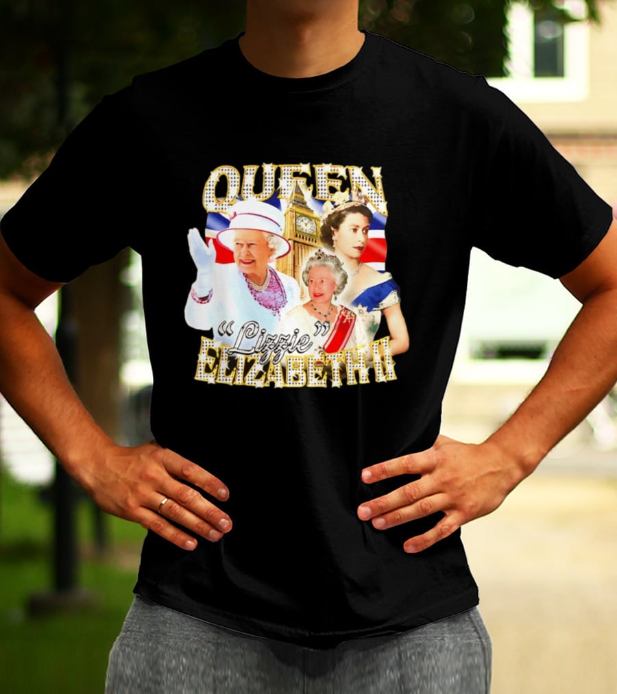 Queen Elizabeth II Lizzie 90s Bootleg Iconic Royal T-Shirt