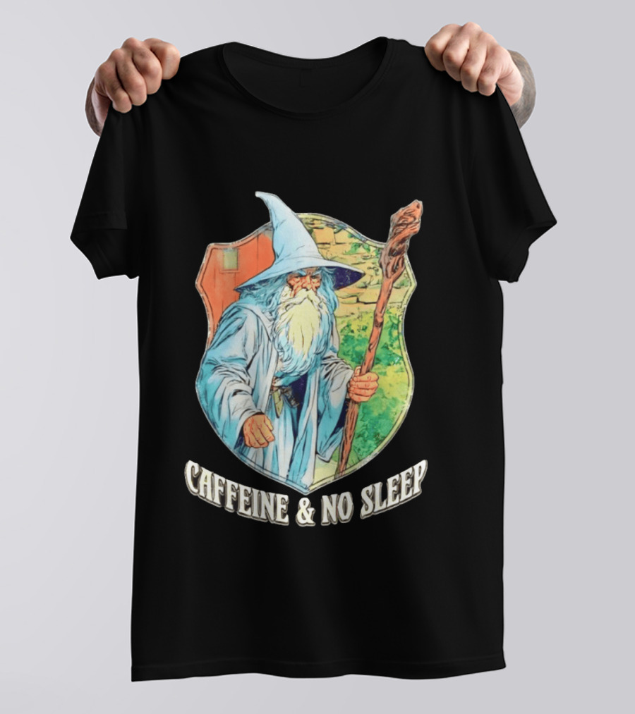 Wizard Caffeine & No Sleep T-Shirt