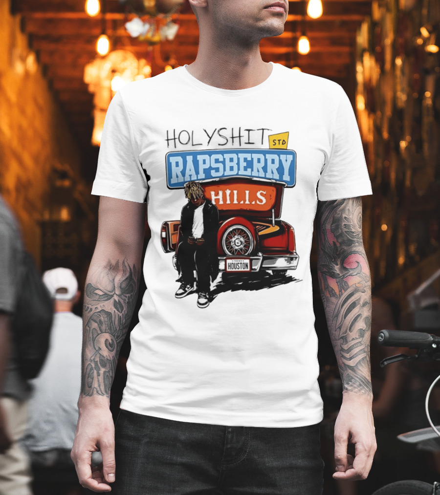 Holyshit Std Rapsberry Hills Houston Texas Car Scene T-Shirt