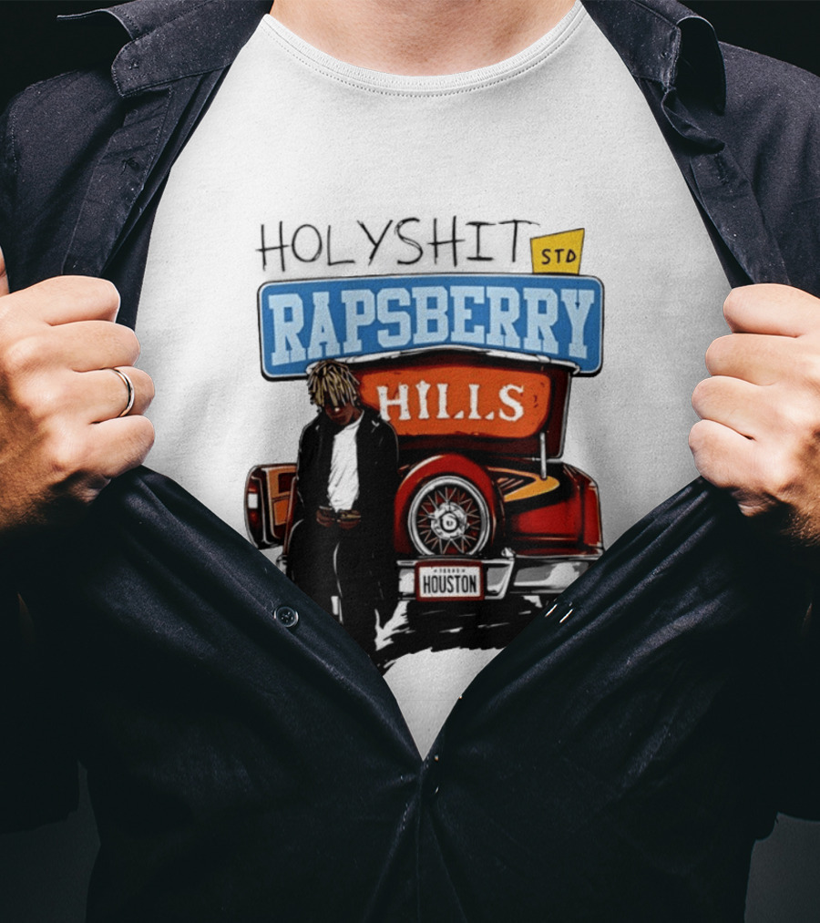 Holyshit Std Rapsberry Hills Houston Texas Car Scene T-Shirt