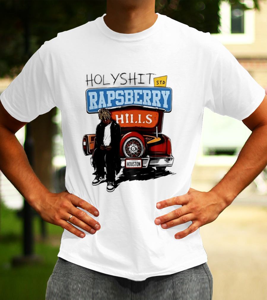 Holyshit Std Rapsberry Hills Houston Texas Car Scene T-Shirt