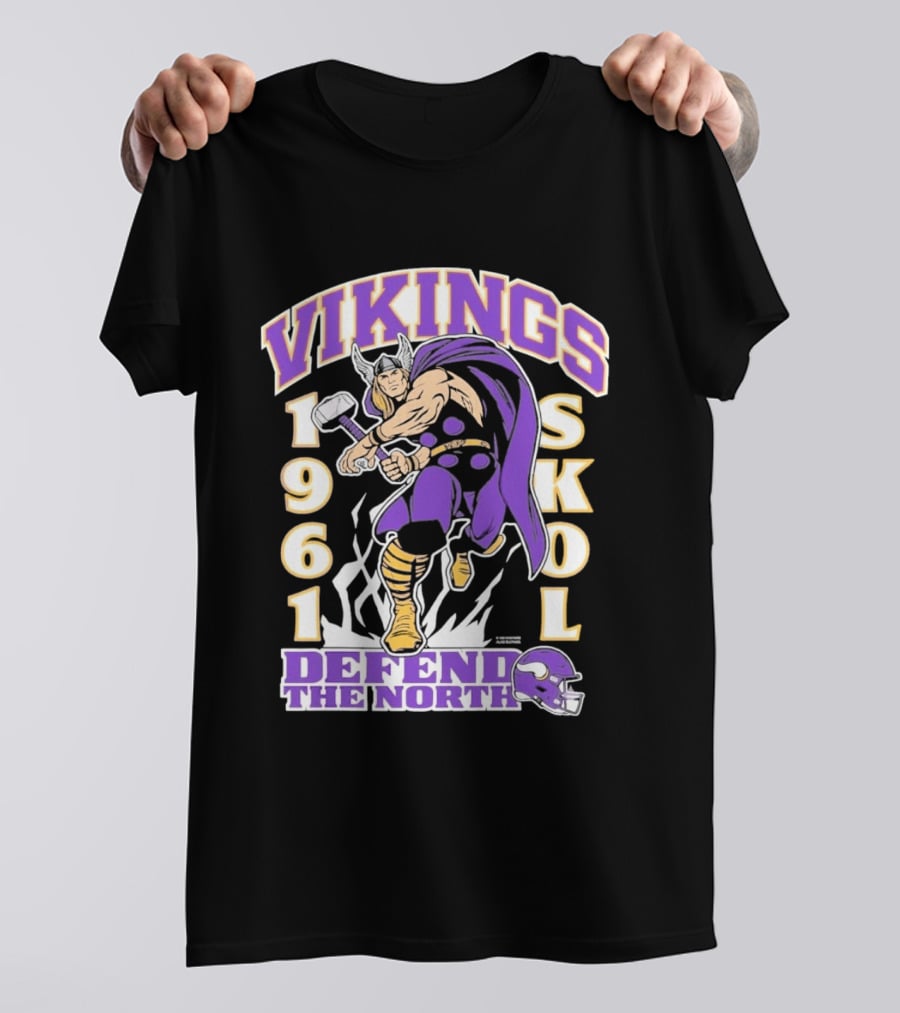 Vikings Defend The North Skol 1961 Minnesota T-Shirt
