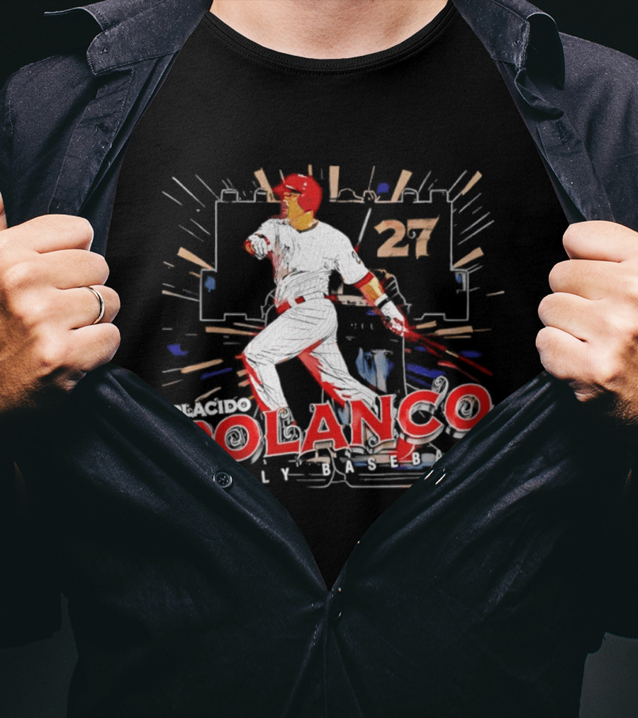 Placido Polanco 27 Philadelphia Phillies Baseball Player T-Shirt