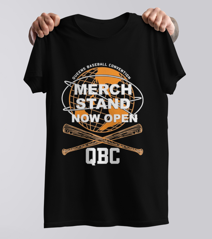 Queens Baseball Convention Merch Stand Now Open QBC T-Shirt