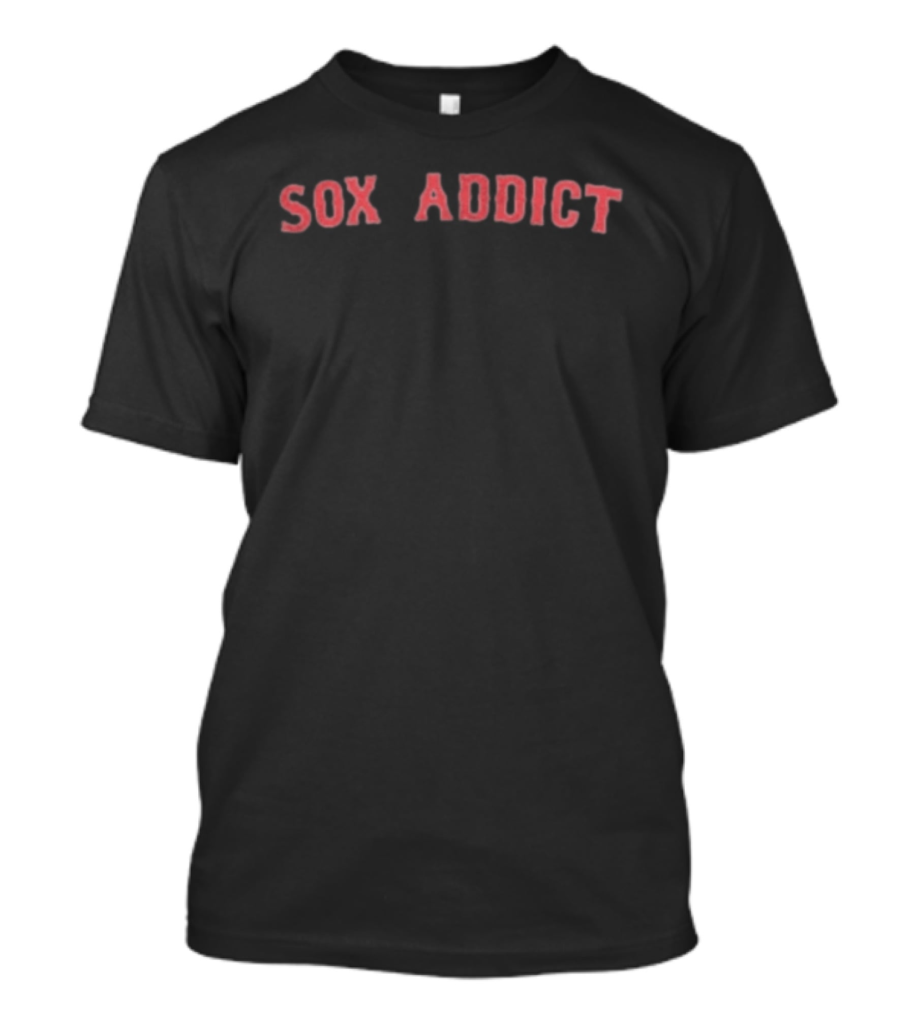 MLB Sox Addict Enthusiast Fan Collection T-Shirt