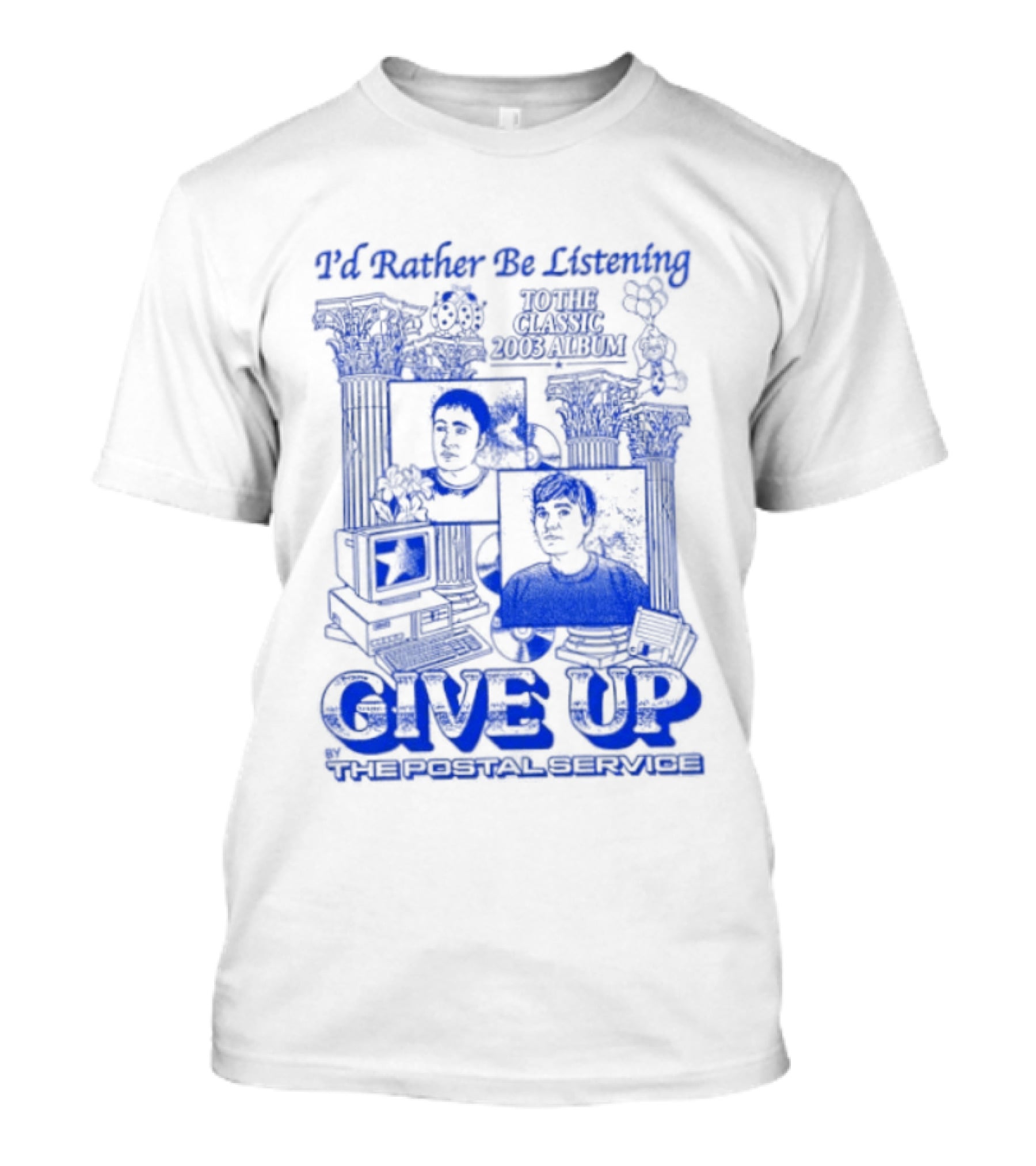 I'd Rather Be Listening To The Classic 2003 Album Give Up By The Postal Service T-Shirt
