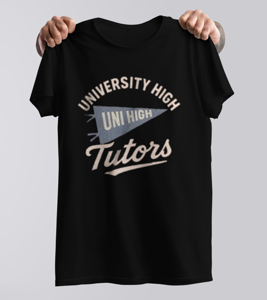 University High Uni High Tutors Pennant Classic College T-Shirt