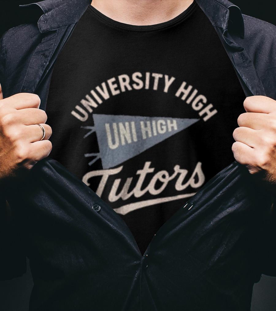 University High Uni High Tutors Pennant Classic College T-Shirt