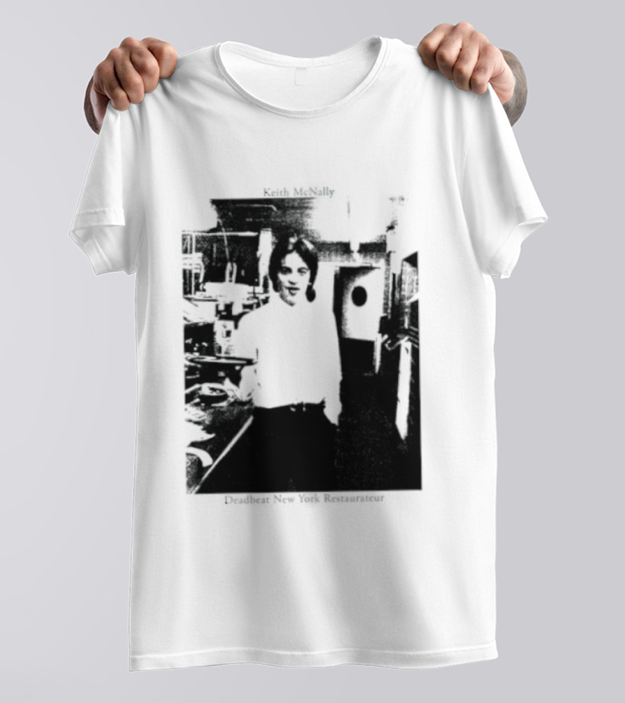 Keith McNally Dead Beat New York Restaurateur Black And White T-Shirt