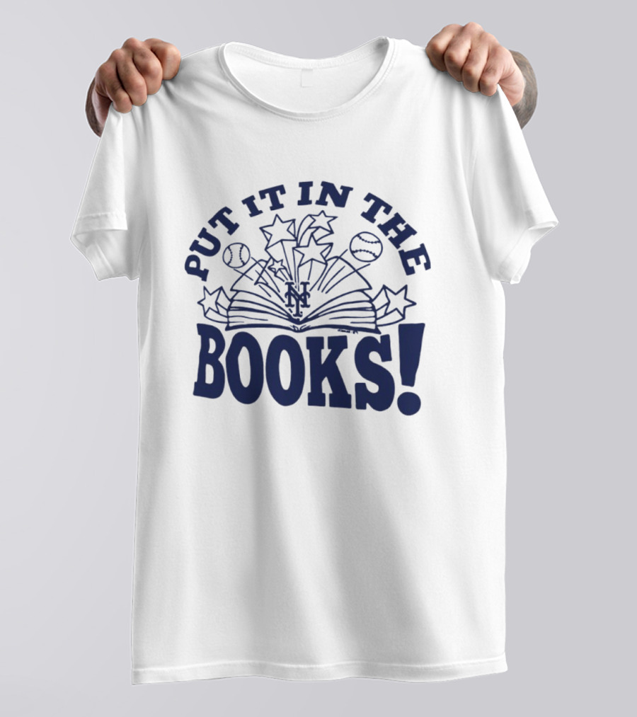 Put It In The Books New York Mets MLB Baseball Stars Celebration T-Shirt