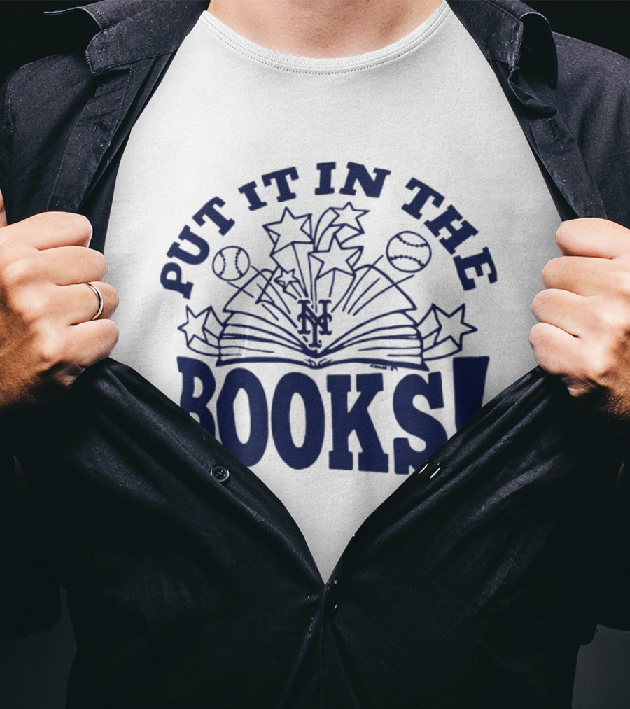 Put It In The Books New York Mets MLB Baseball Stars Celebration T-Shirt