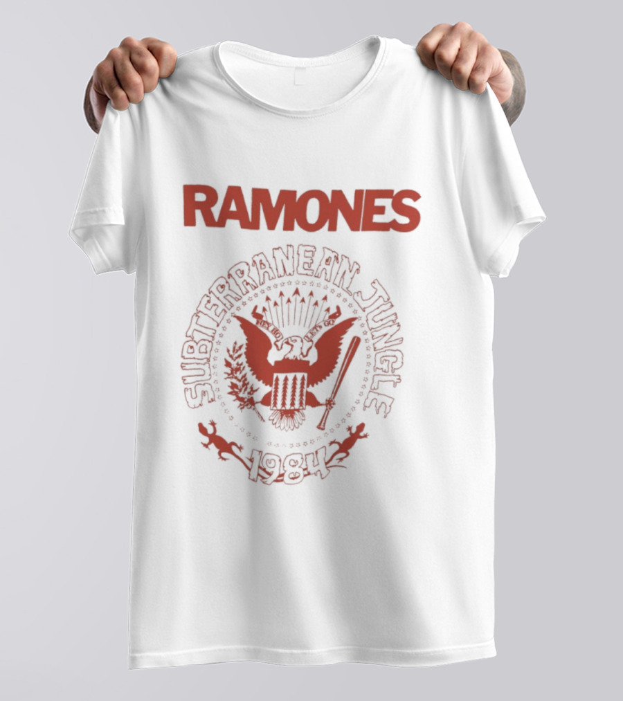 Ramones Subterranean Jungle 1984 Hey Ho Let's Go T-Shirt