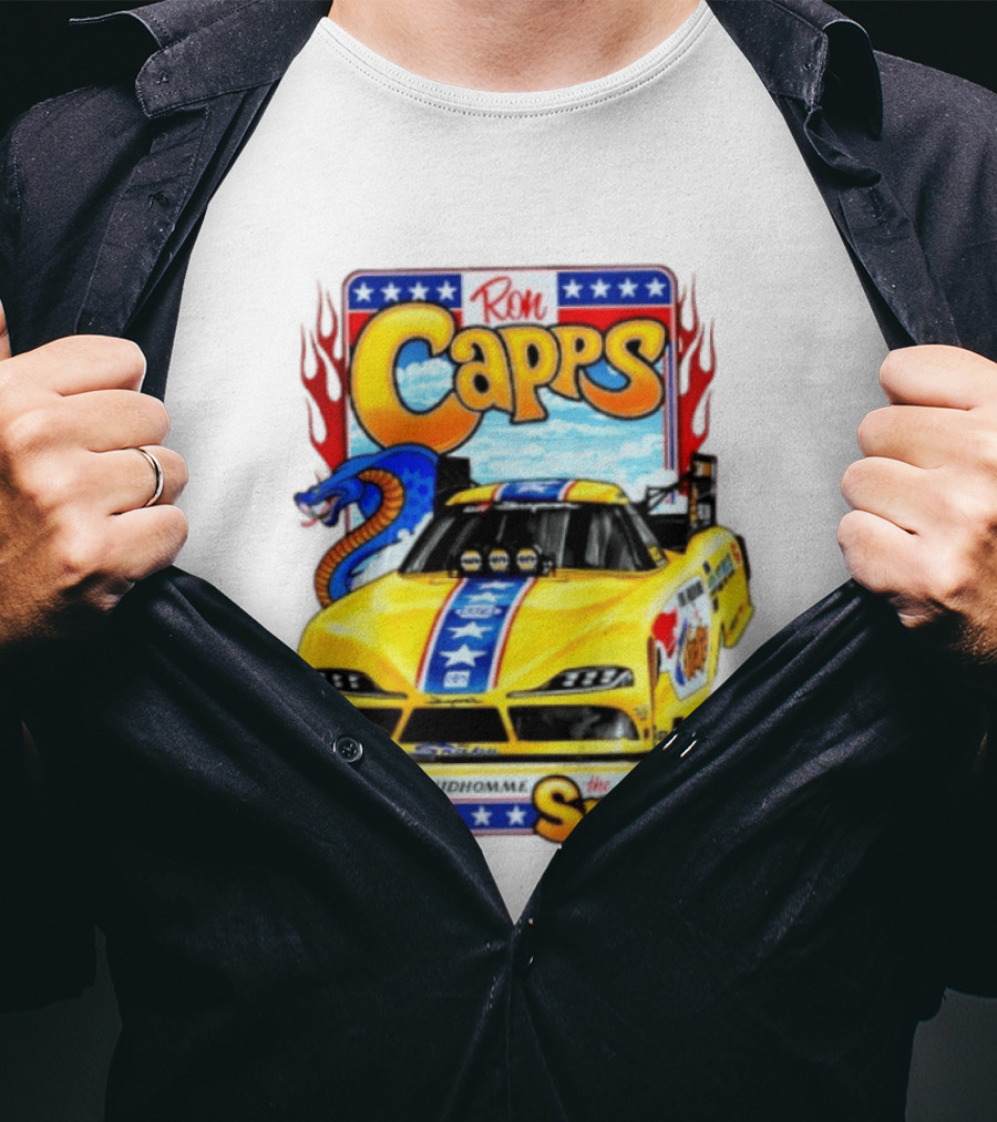 Ron Capps Don Prudhomme The Snake Toyota GR Supra Racing Car T-Shirt