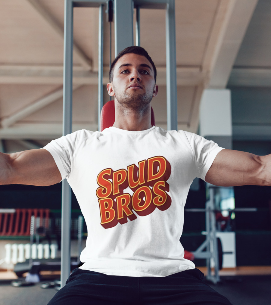 Spud Bros Joe Tessitore Playful Retro Font T-Shirt
