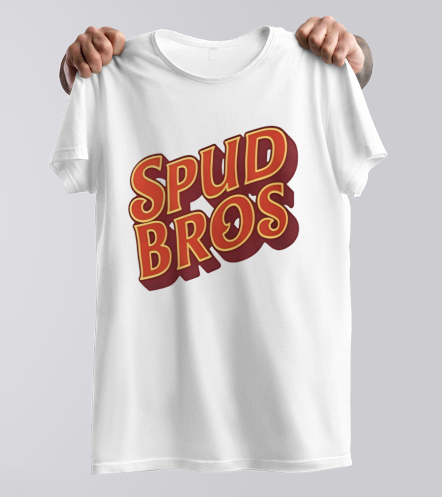 Spud Bros Joe Tessitore Playful Retro Font T-Shirt
