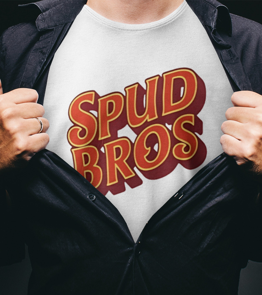 Spud Bros Joe Tessitore Playful Retro Font T-Shirt