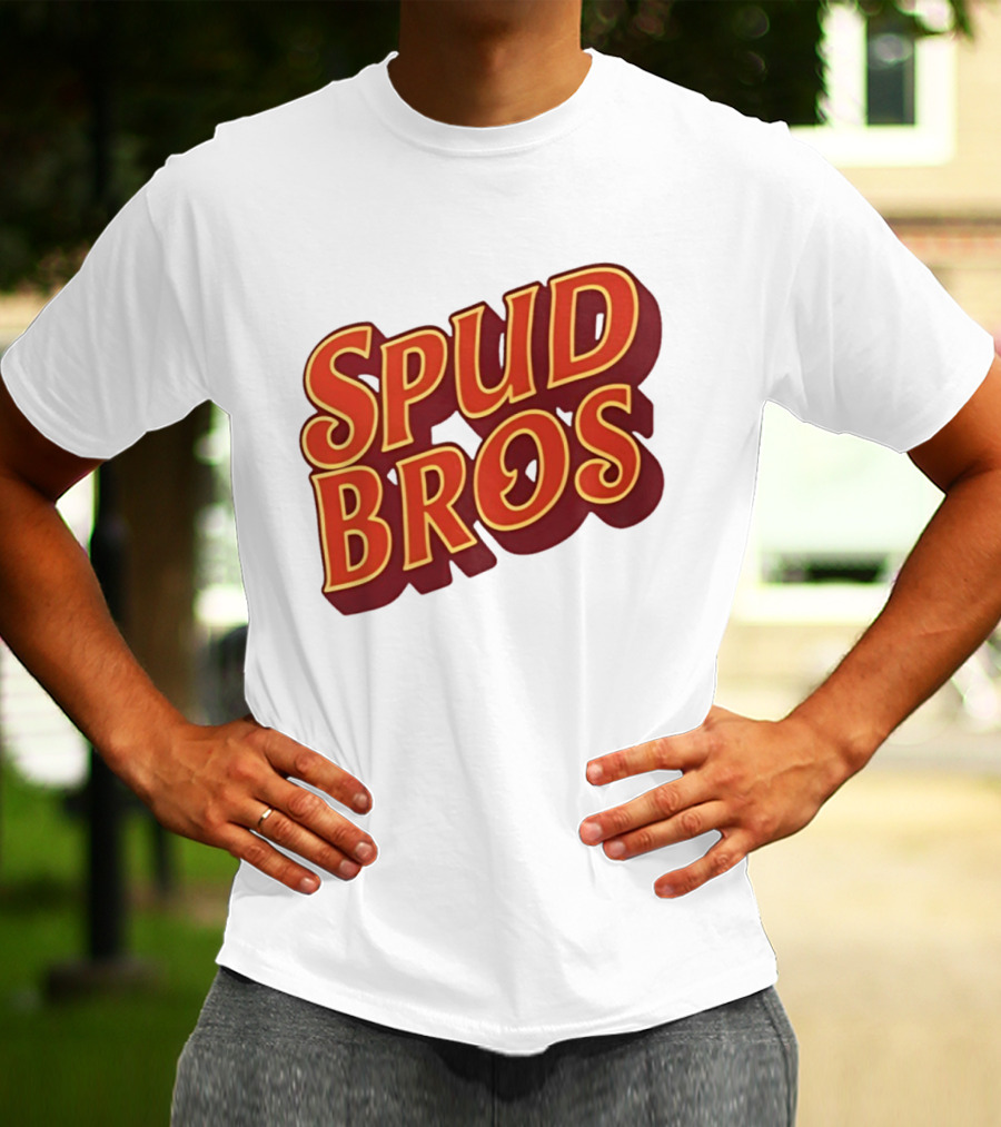 Spud Bros Joe Tessitore Playful Retro Font T-Shirt