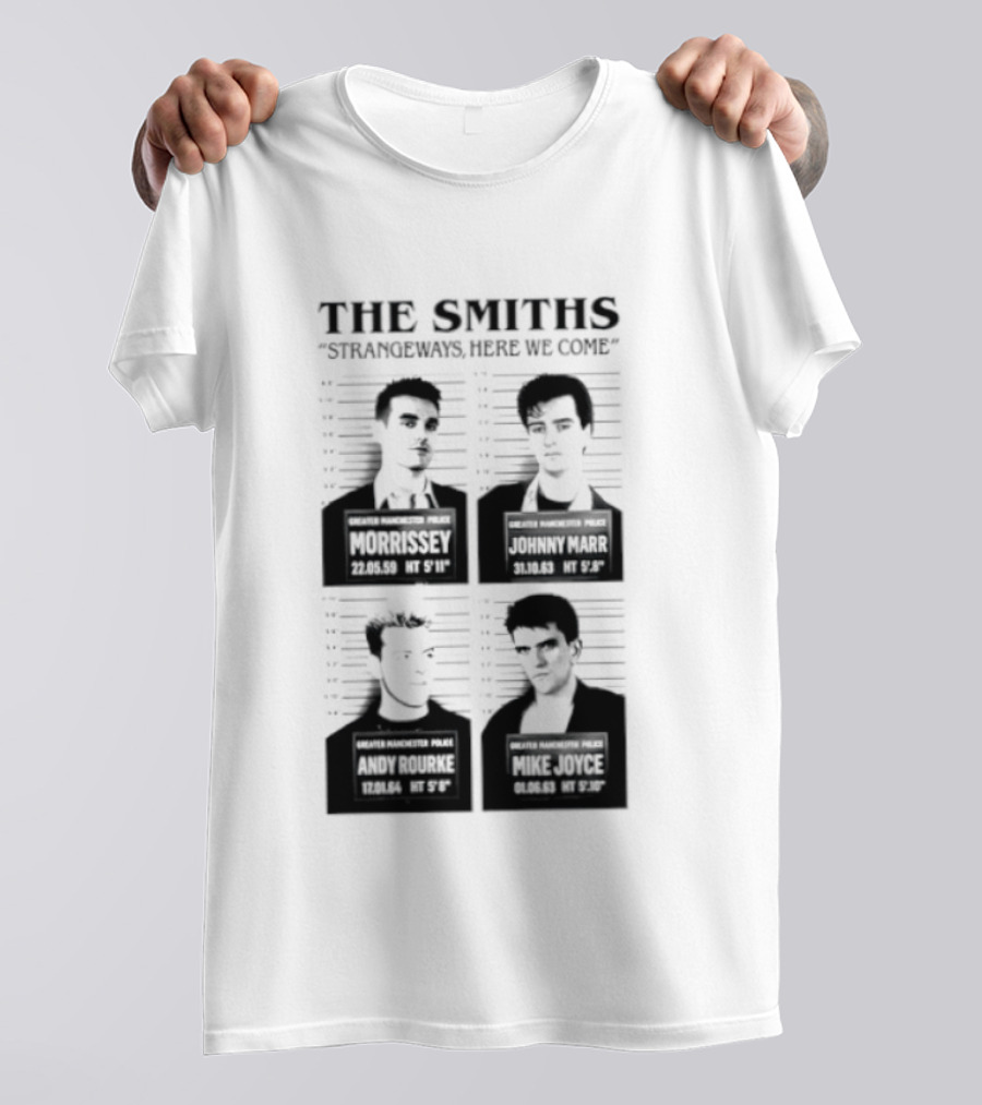 The Smiths Strangeways Here We Come Morrissey Johnny Marr Shots T-Shirt