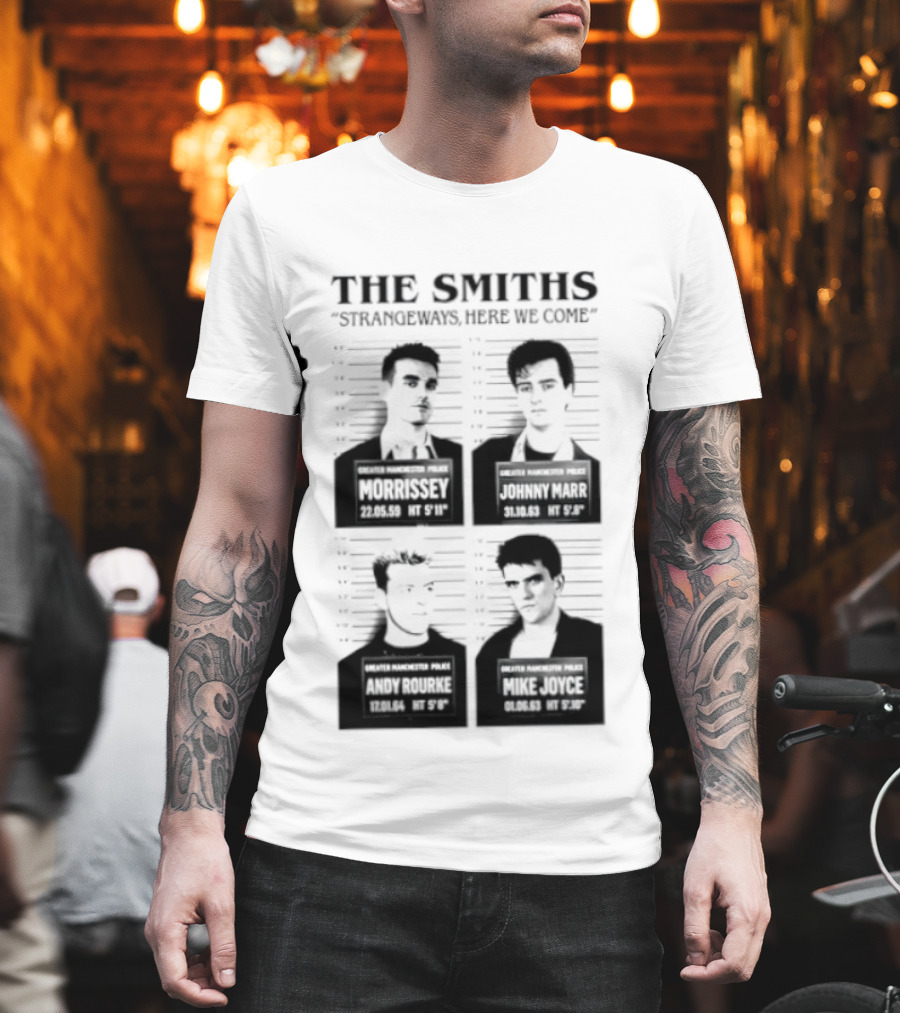 The Smiths Strangeways Here We Come Morrissey Johnny Marr Shots T-Shirt