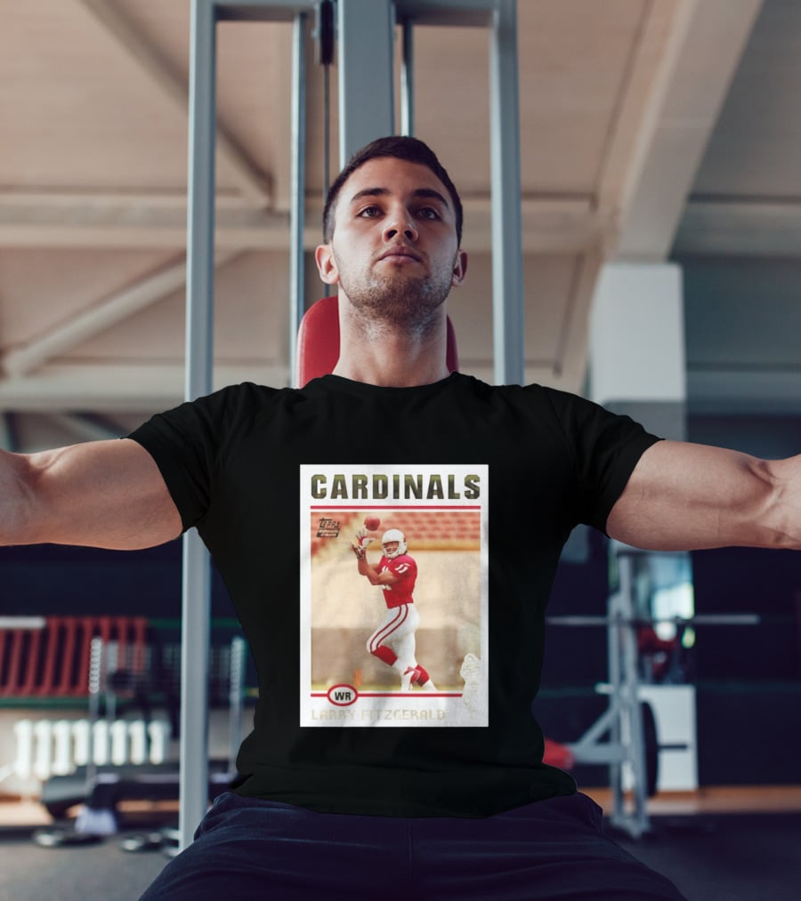 CARDINALS Larry Fitzgerald WR Topps Rookie Card T-Shirt