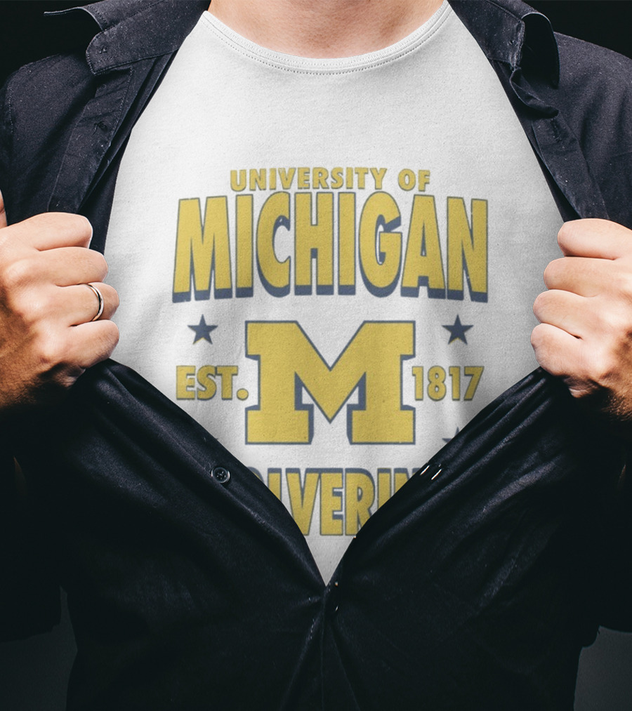 University Of Michigan Wolverines Est 1817 M T-Shirt
