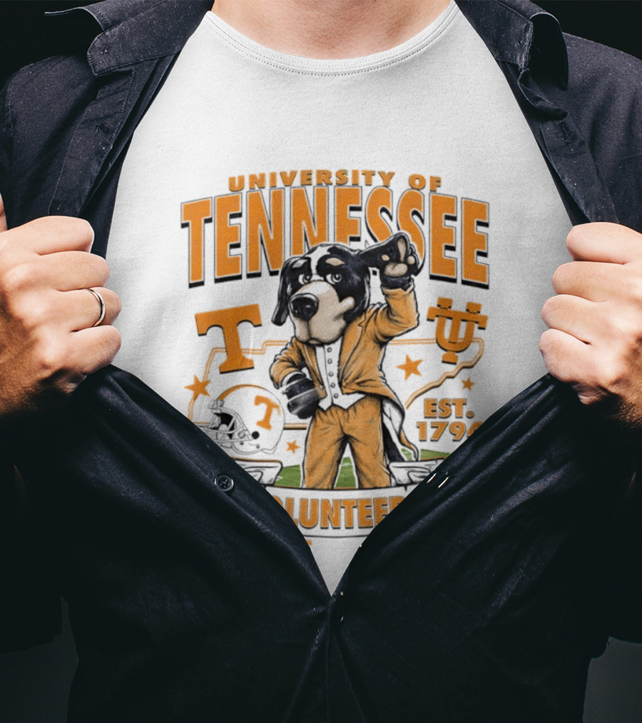 University Of Tennessee Volunteers Mascot Est 1794 Knoxville TN T-Shirt